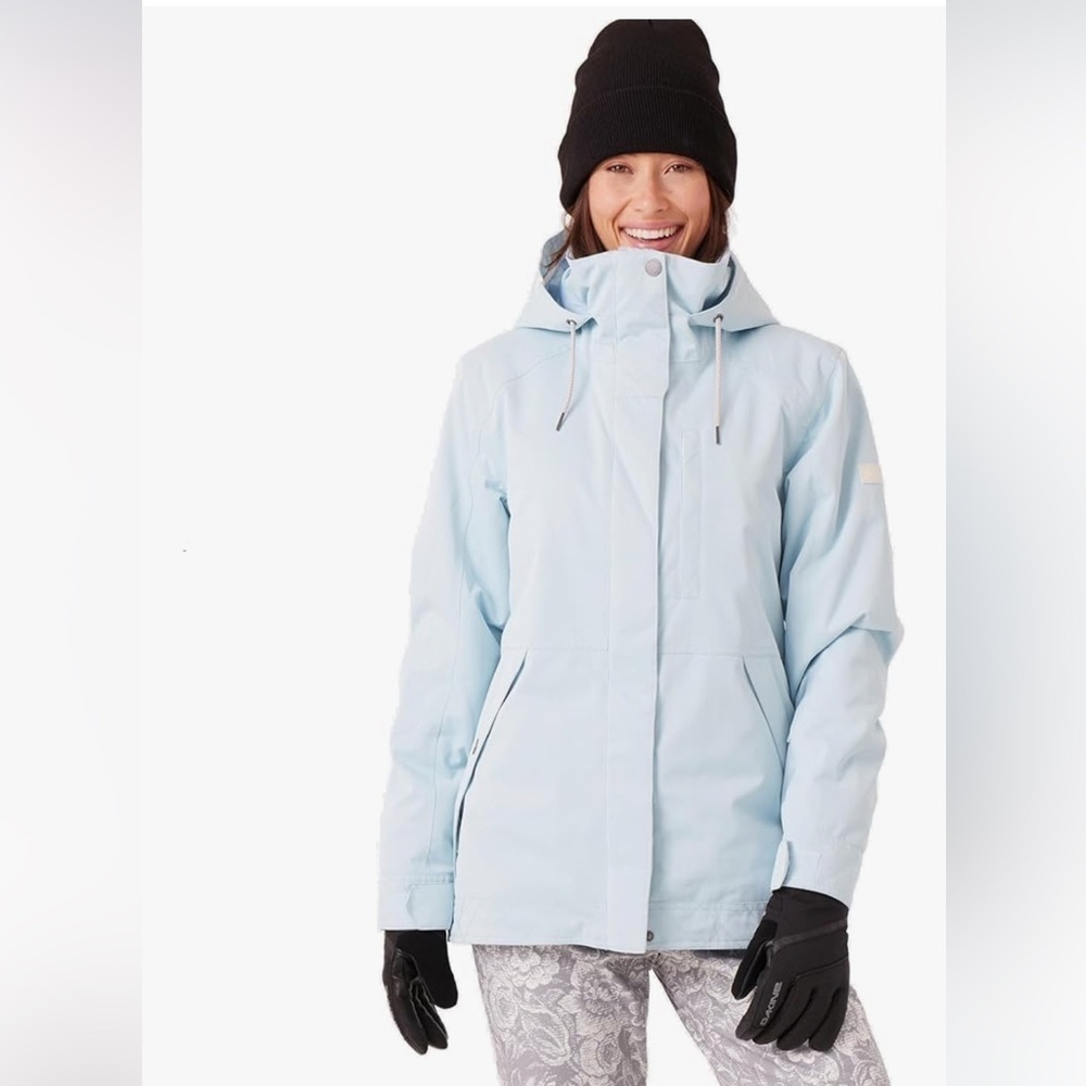 NWT Roxy Billie Ski Jacket Large Blue Women's Jacket 10k Waterproof Snow